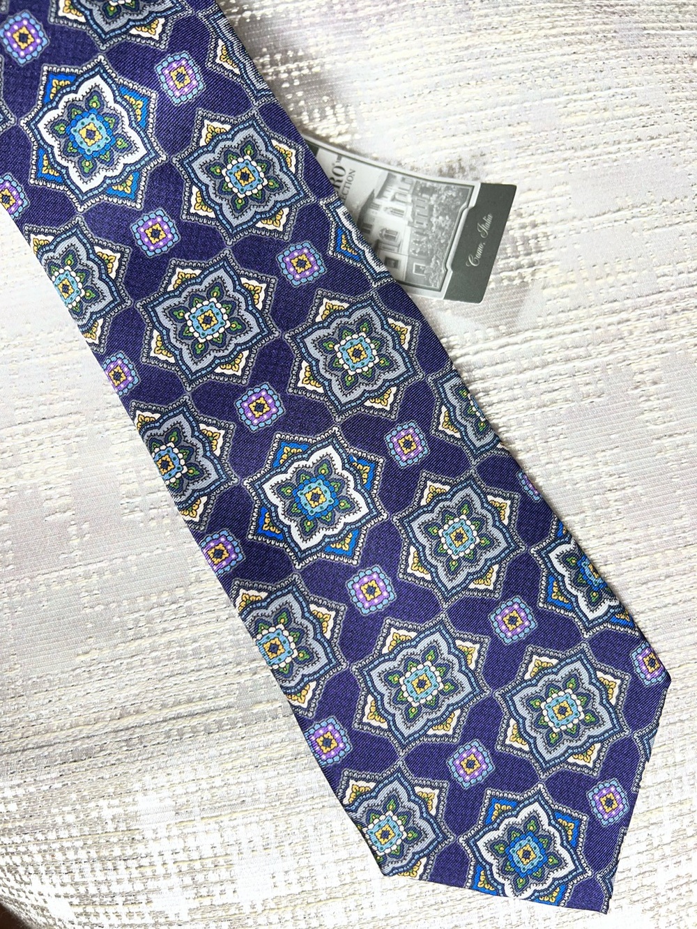NWT $89 Daniel Cremieux Archive Collection Mantero Silk Tie